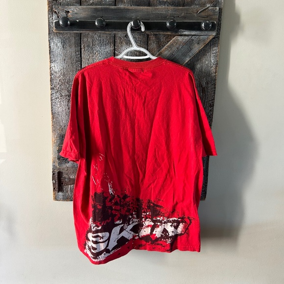 Men's Y2K Skin Graphic T-Shirt Red - Picture 2 of 3